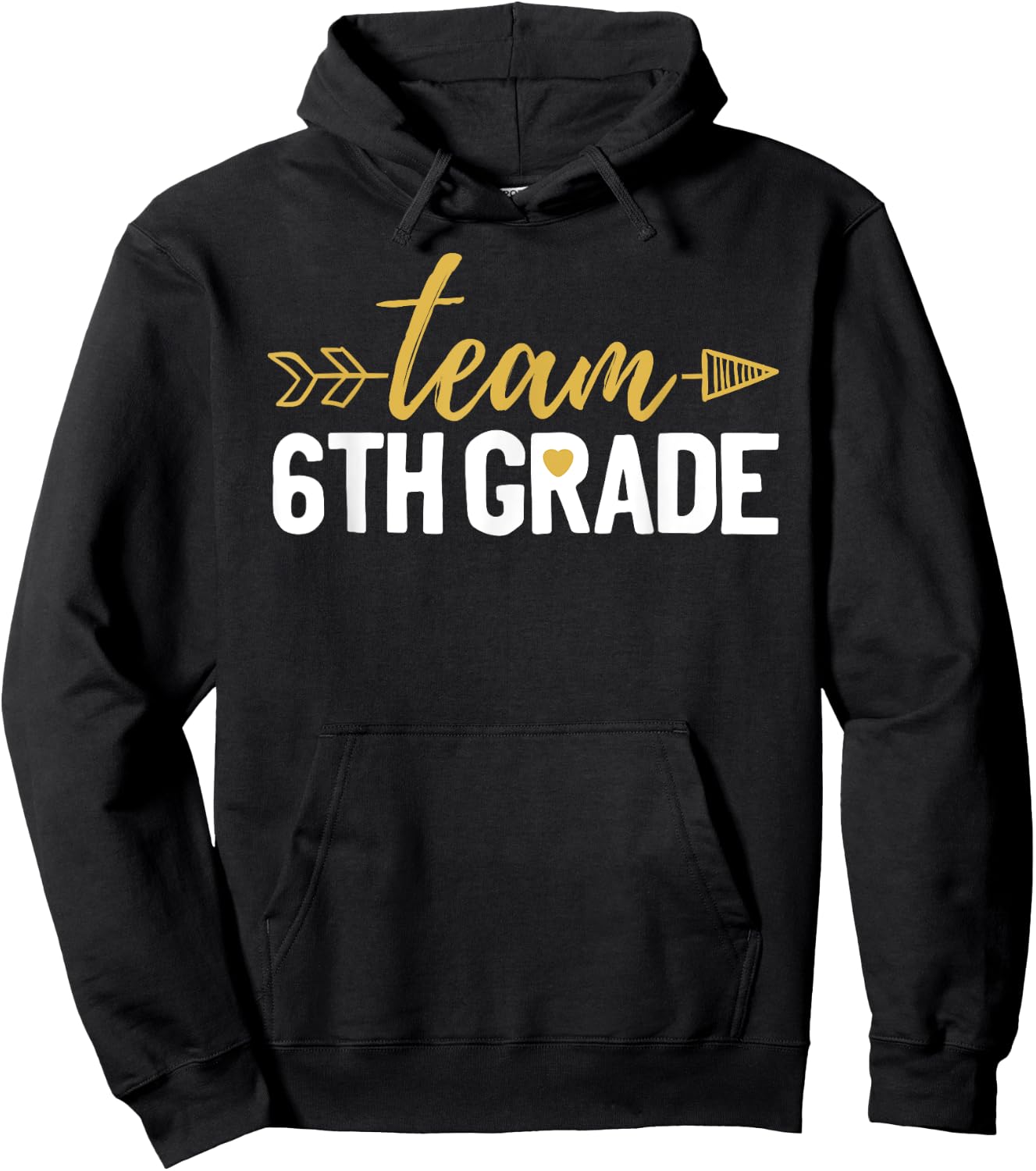 Team 6th Grade Hello Sixth Grade Crew Squad Teacher Kids Hoodie - Hoodie | Black