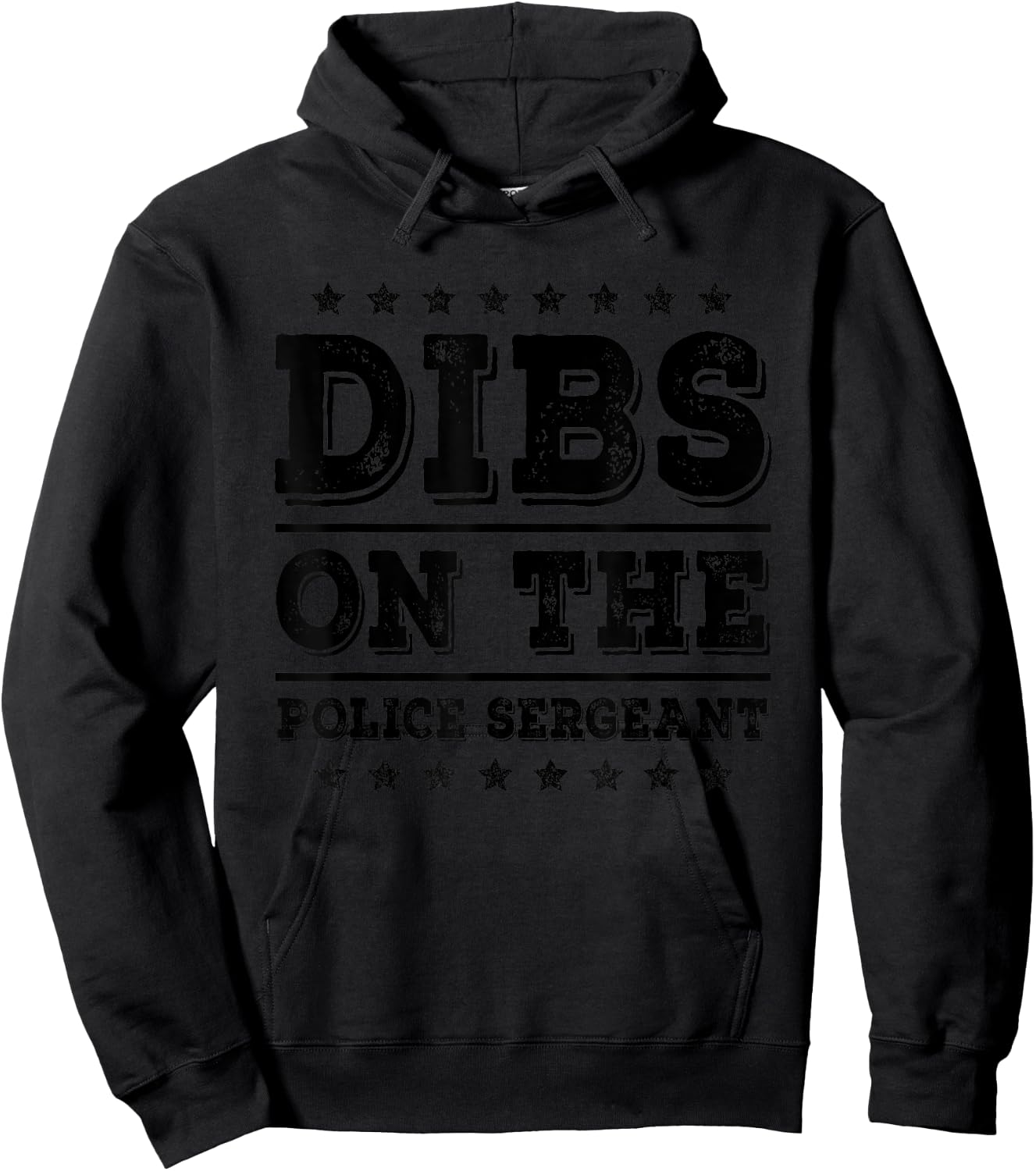 Dibs on The Police Sergeant Funny Wife Girlfriend Hoodie - Hoodie | Black