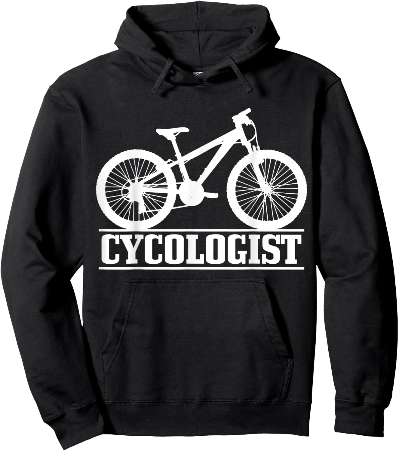Cycologist Mountain Bike MTB Downhill Cycling Funny Gift Hoodie - Hoodie | Black
