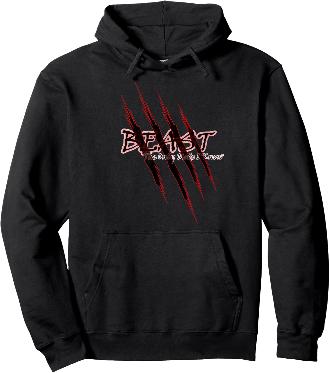 Beast The Only Mode I Know Hoodie - Hoodie | Black