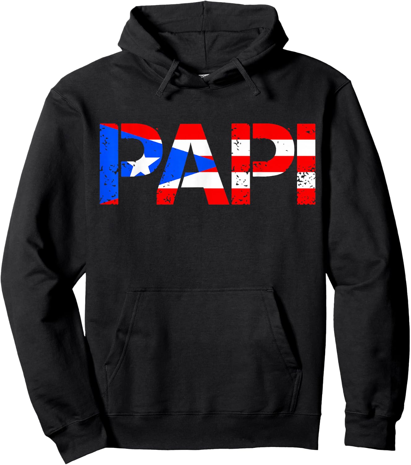 Puerto Rico Flag Father's Day Patriotic Puerto Rican Pride Hoodie - Hoodie | Black