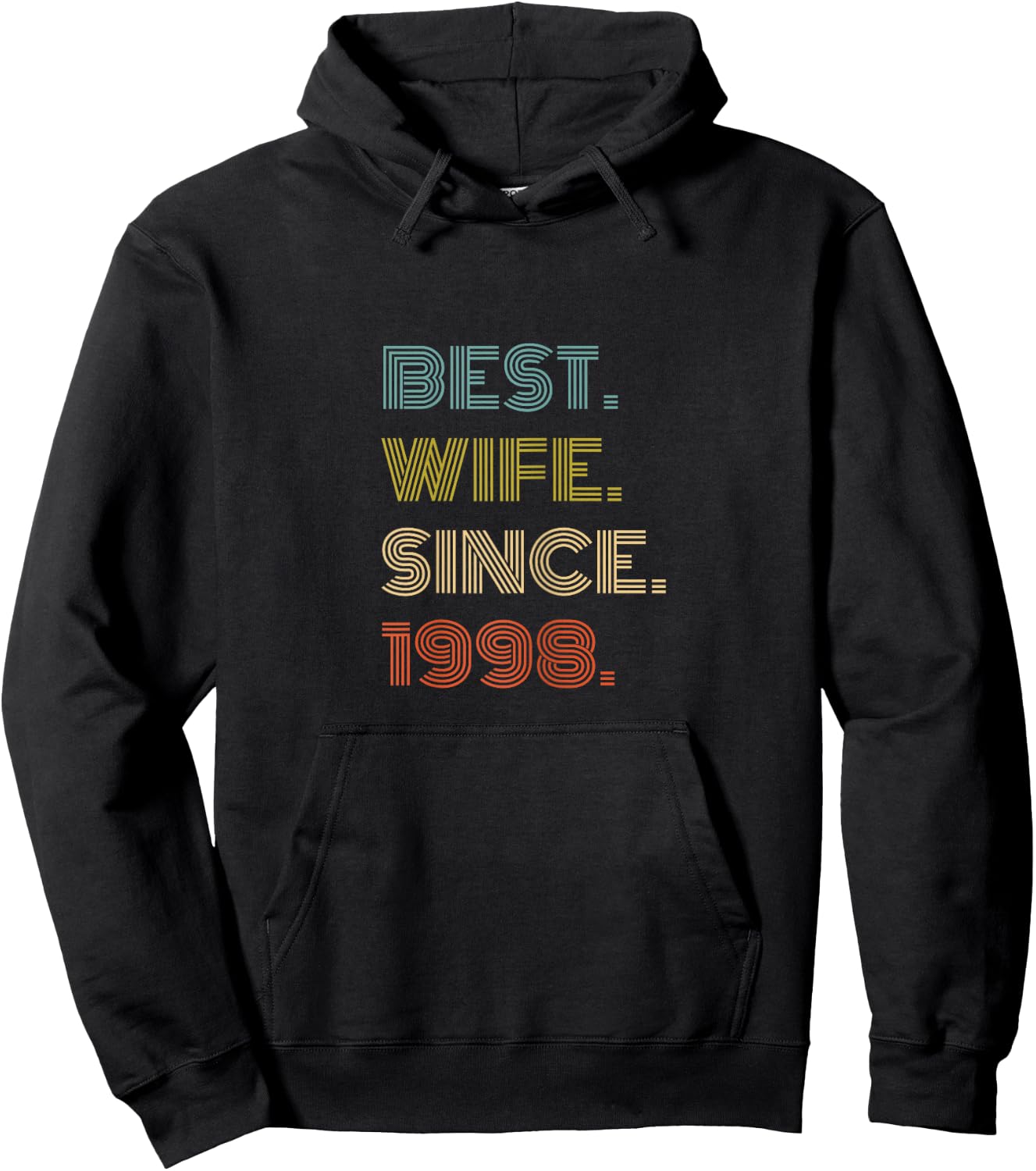 Best Wife Since 1998 Hoodie - Hoodie | Black