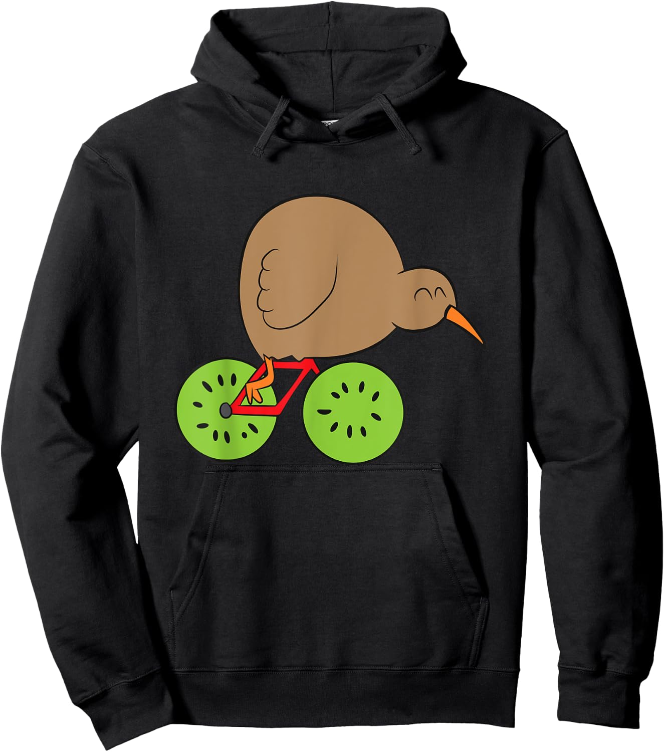 Kiwi Bird New Zealand Kiwi Bird and Kiwi Fruit Kiwi Hoodie - Hoodie | Black