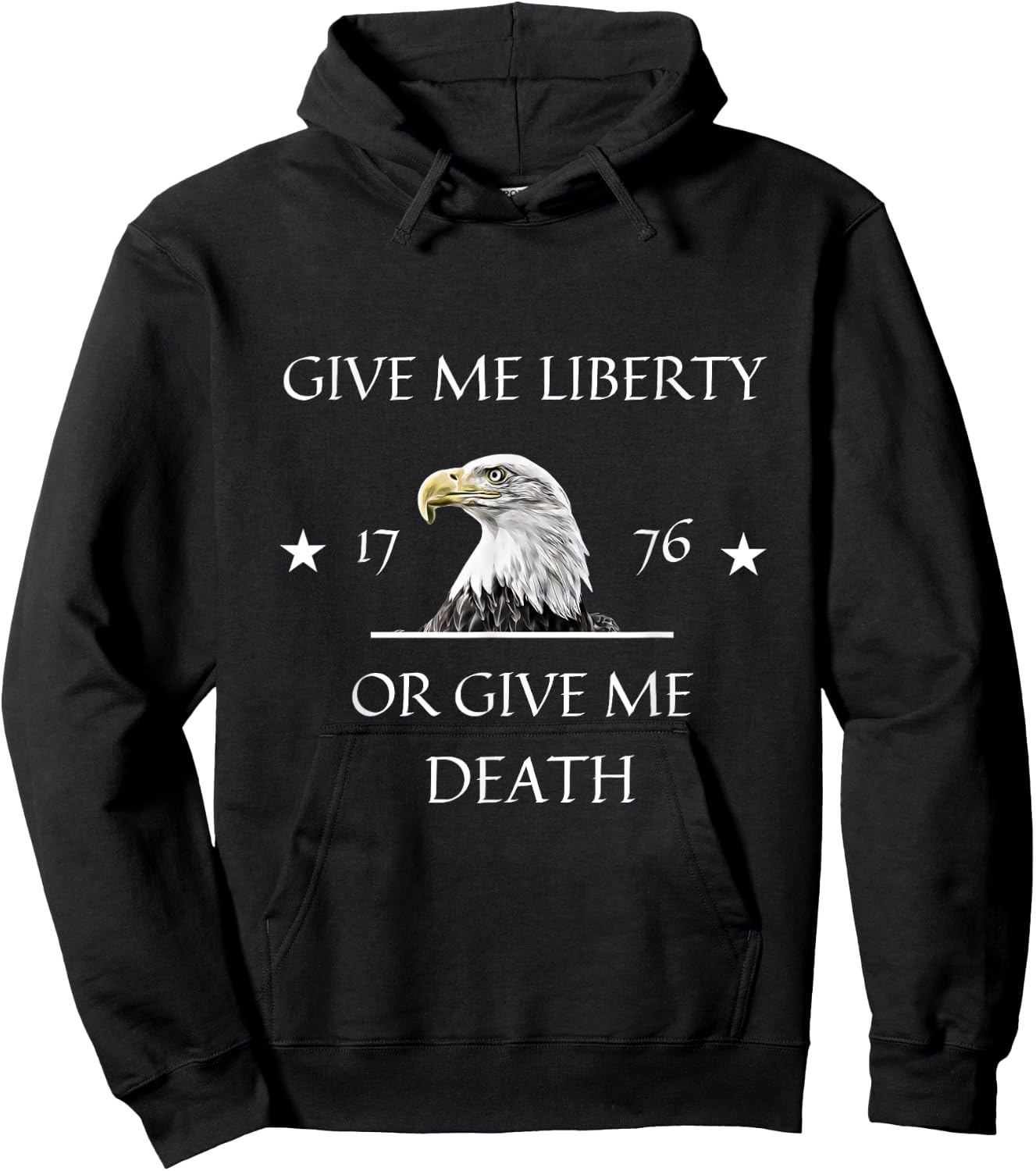 Give Me Liberty or Give Me Death Hoodie - Hoodie | Black