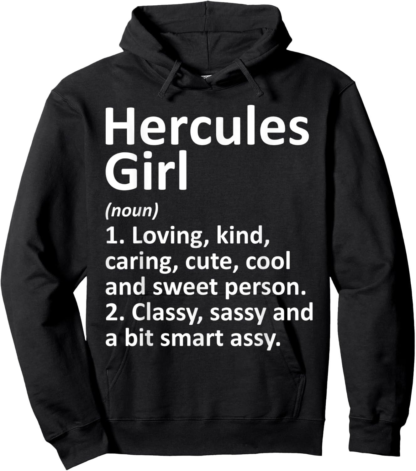 HERCULES GIRL CA CALIFORNIA Funny City Home Roots Gift Hoodie - Hoodie | Black