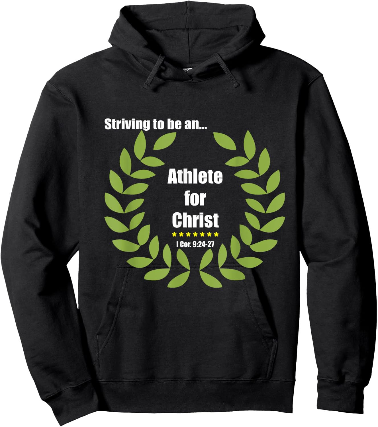 St. Nectarios Orthodox Church Athlete For Christ Hoodie - Hoodie | Black