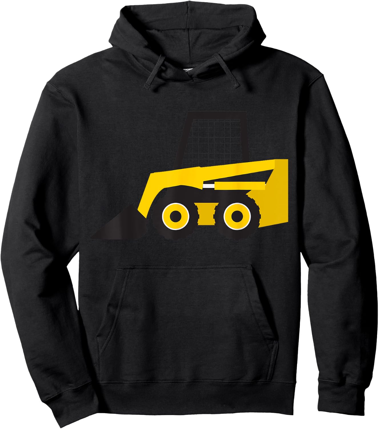 Little Worker Construction Skid Steer Loader Tractor Hoodie - Hoodie | Black