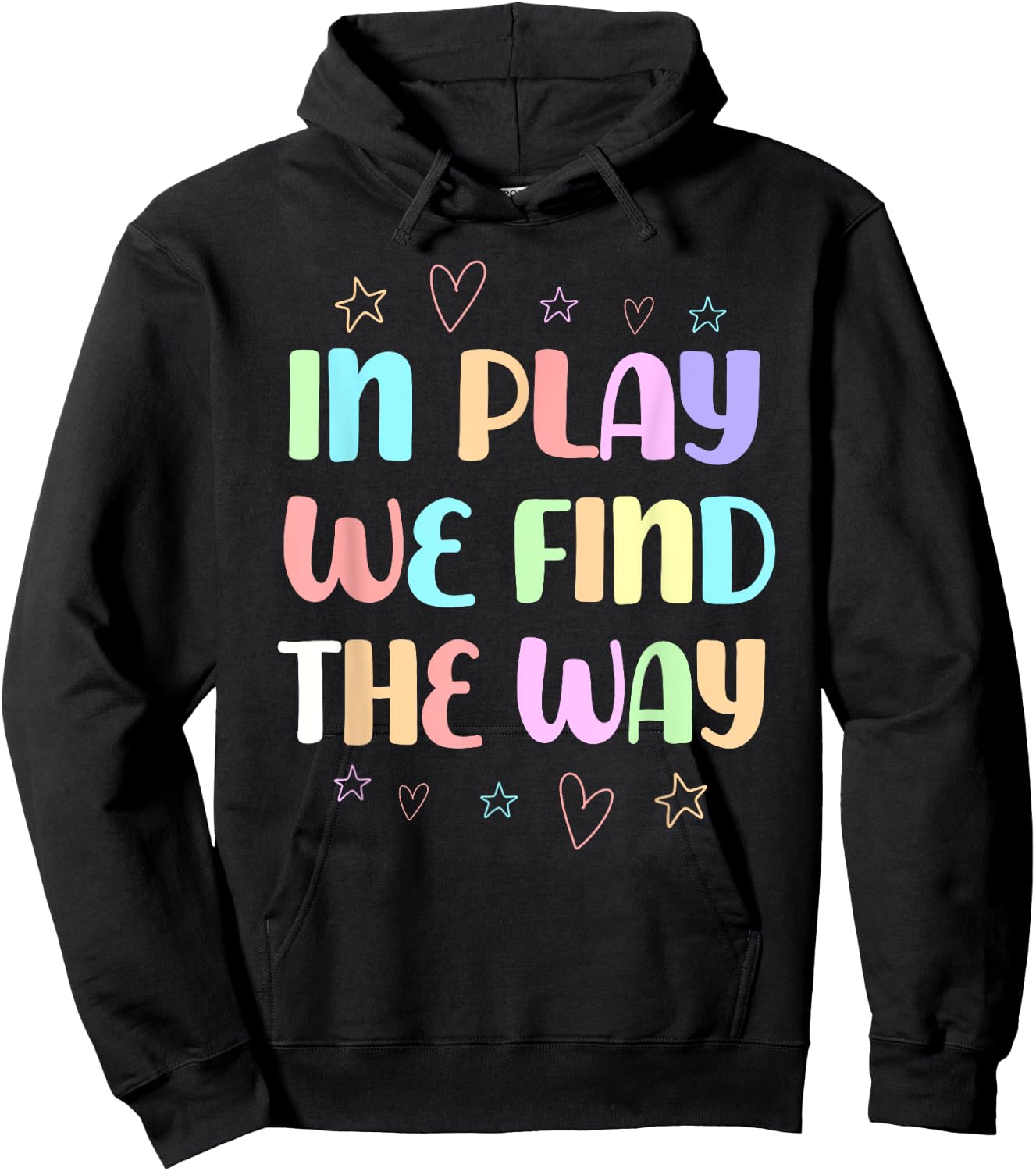 Funny Play Therapist Quote Child Behavioral Therapy Hoodie - Hoodie | Black