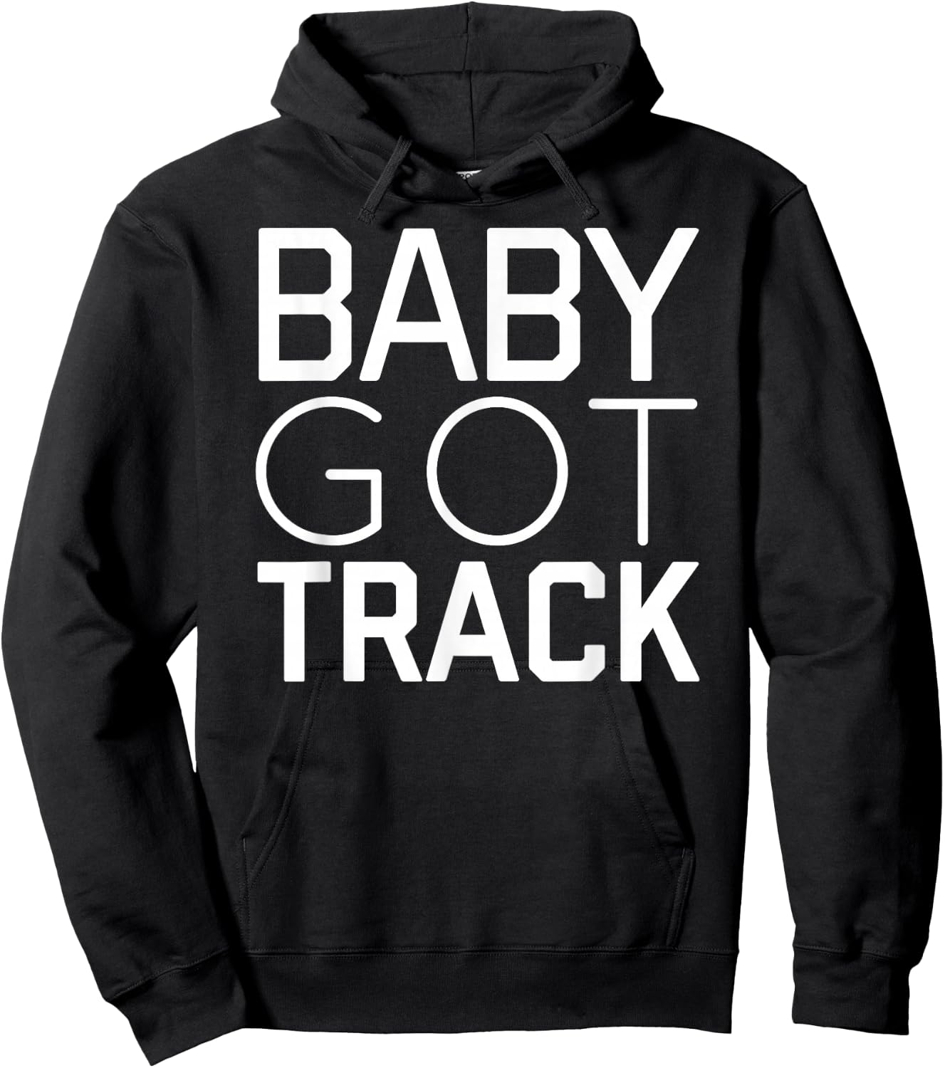 Baby Got Track Cool Track and Field Hoodie - Hoodie | Black