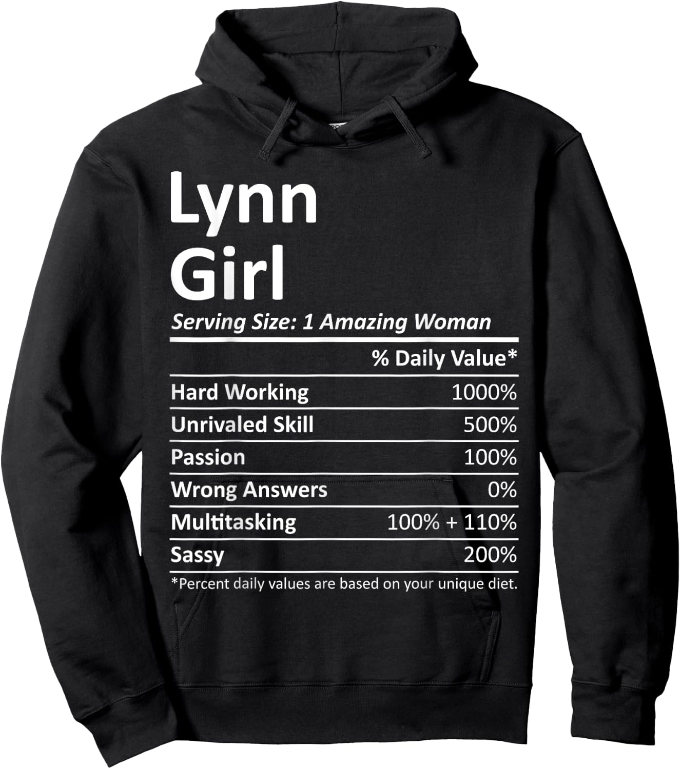 LYNN GIRL MA MASSACHUSETTS Funny City Home Roots USA Gift Hoodie - Hoodie | Black