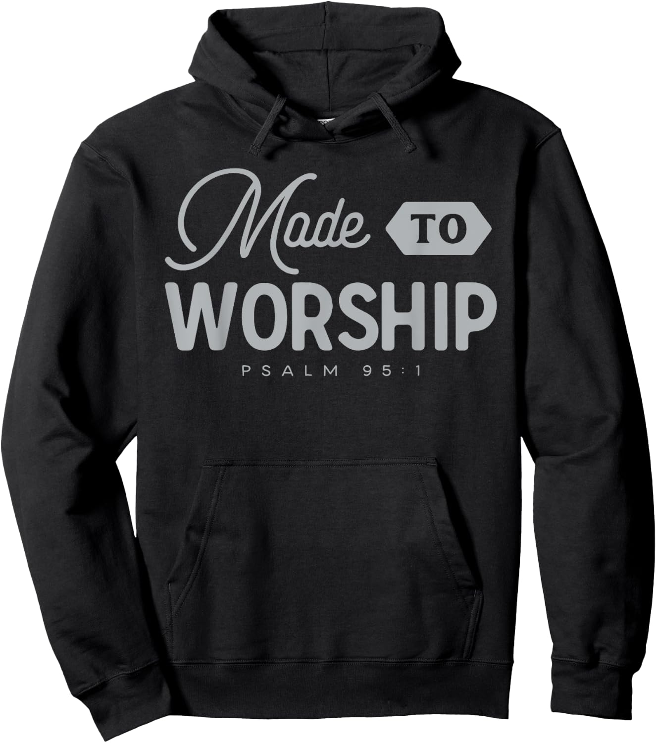 Made To Worship Hoodie - Hoodie | Black