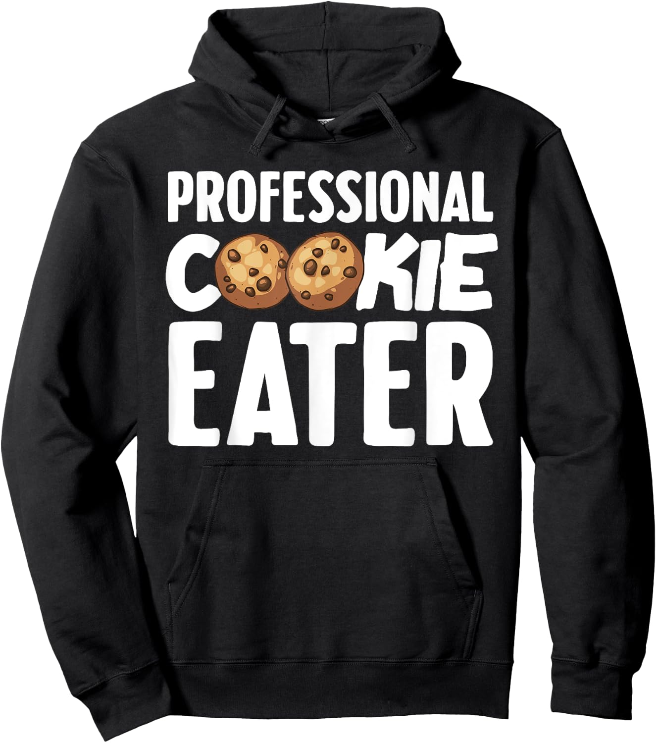 Funny Cookie Eater Gift Cookie Lover Kids Cool Baking Hoodie - Hoodie | Black