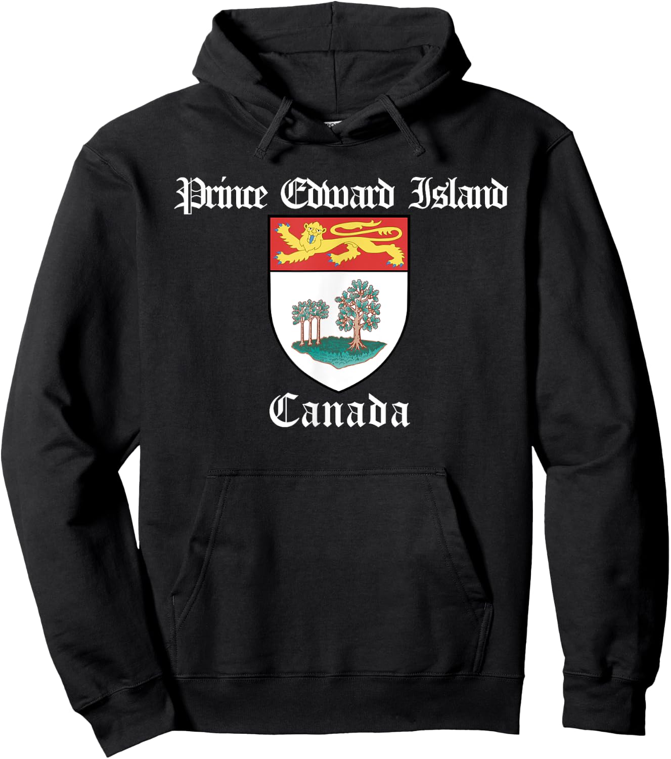 Coat of Arms - Prince Edward Island Hoodie - Hoodie | Black