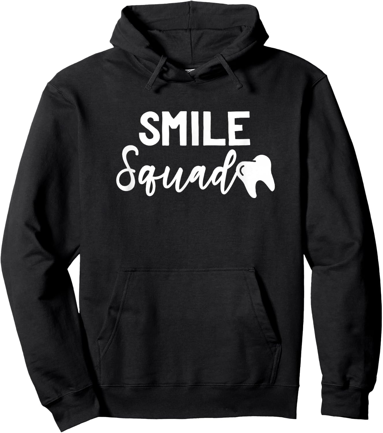 Dental Smile Squad Cute Dentist Office and Hygienist Staff Hoodie - Hoodie | Black