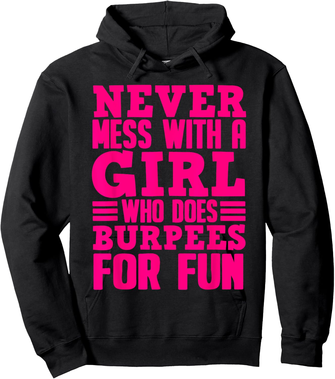 Funny Fitness Burpees Gift Girls Cute Exercise Lovers Women Hoodie - Hoodie | Black
