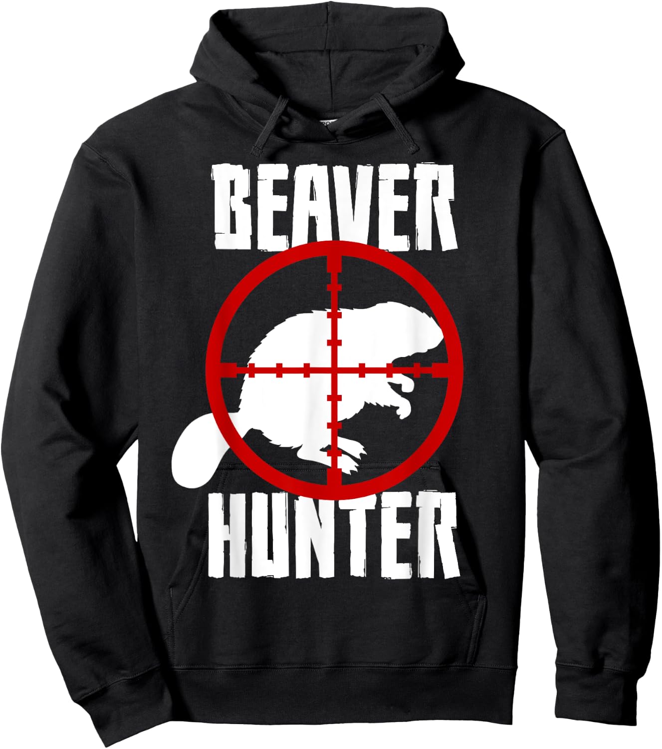 Beaver Hunter Hunting Animal Trapper Hoodie - Hoodie | Black