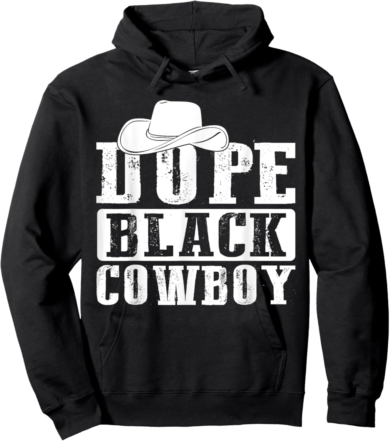 Dope Black Cowboy Juneteenth Black History Dope Black Cowboy Hoodie - Hoodie | Black