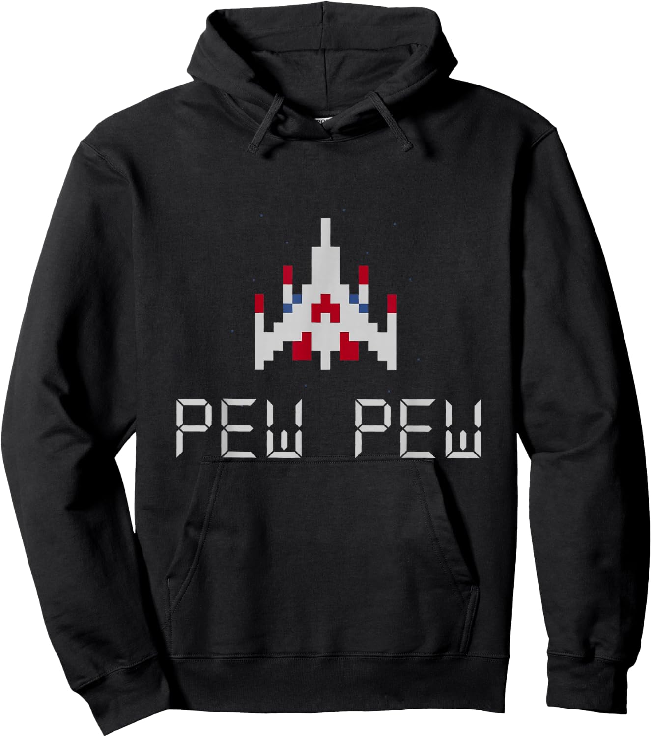 Arcade Retro video game ship Hoodie - Hoodie | Black