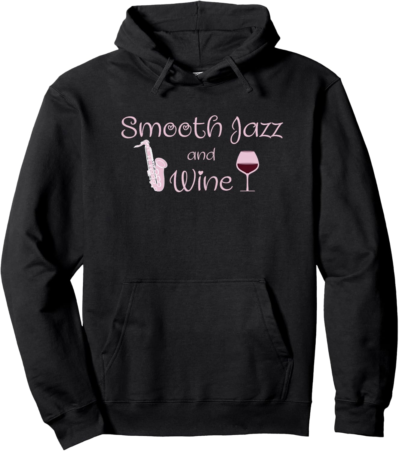 Smooth Jazz and Wine Jazz Music Festival Concert Hoodie - Hoodie | Black