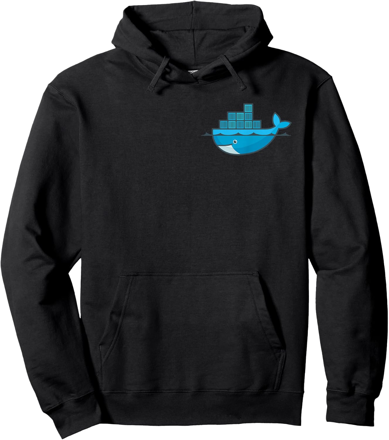 Docker whale Hoodie - Hoodie | Black