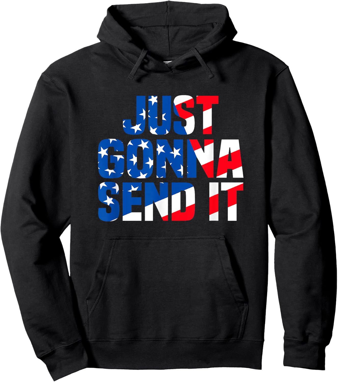 Motocross Racer Trail Rider Outdoor Just gonna send it Hoodie - Hoodie | Black