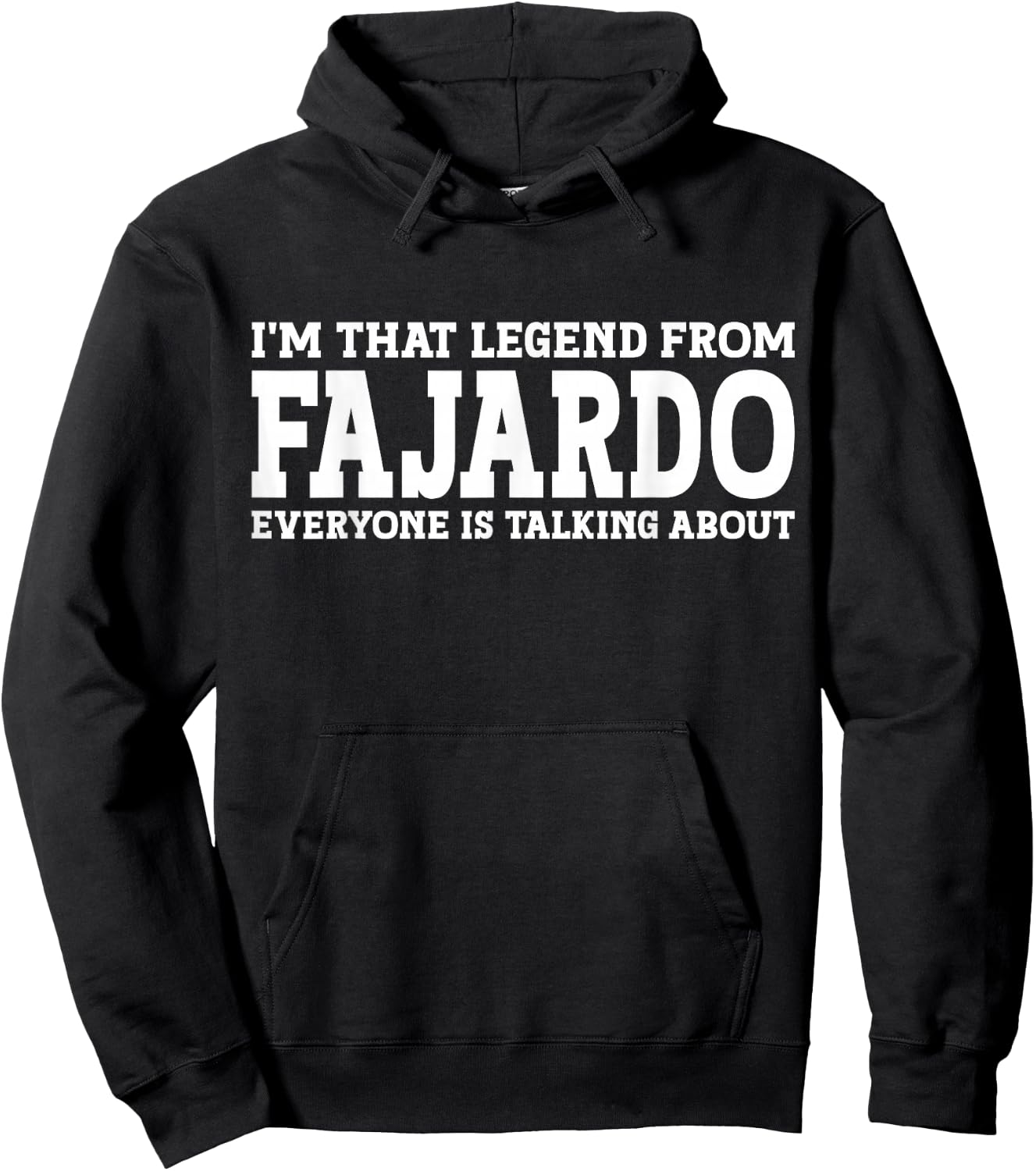 Fajardo Hometown PR Puerto Rico Home Roots City Fajardo Hoodie - Hoodie | Black
