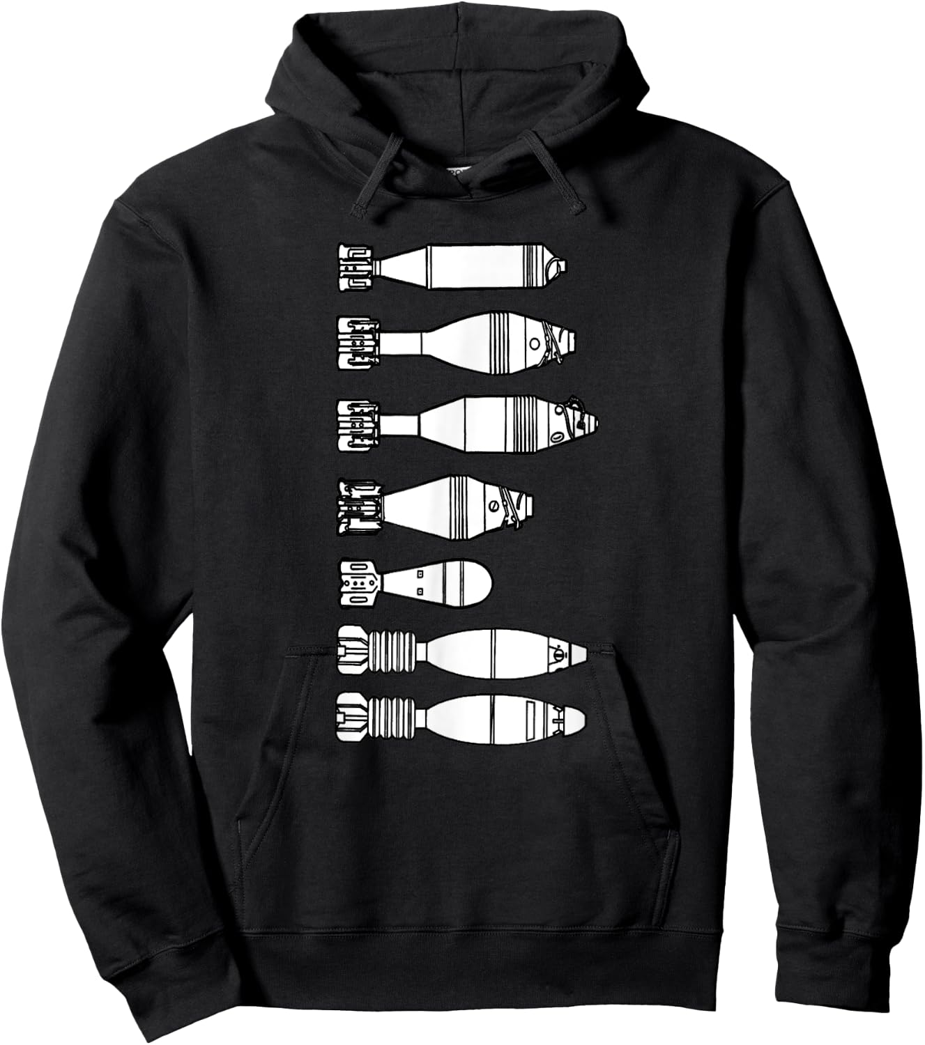Mortarman Infantry Fragmentation Incendiary Rounds 11B 11C Hoodie - Hoodie | Black