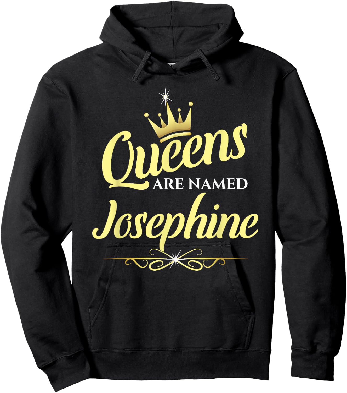 Queens Are Named Josephine Hoodie - Hoodie | Black
