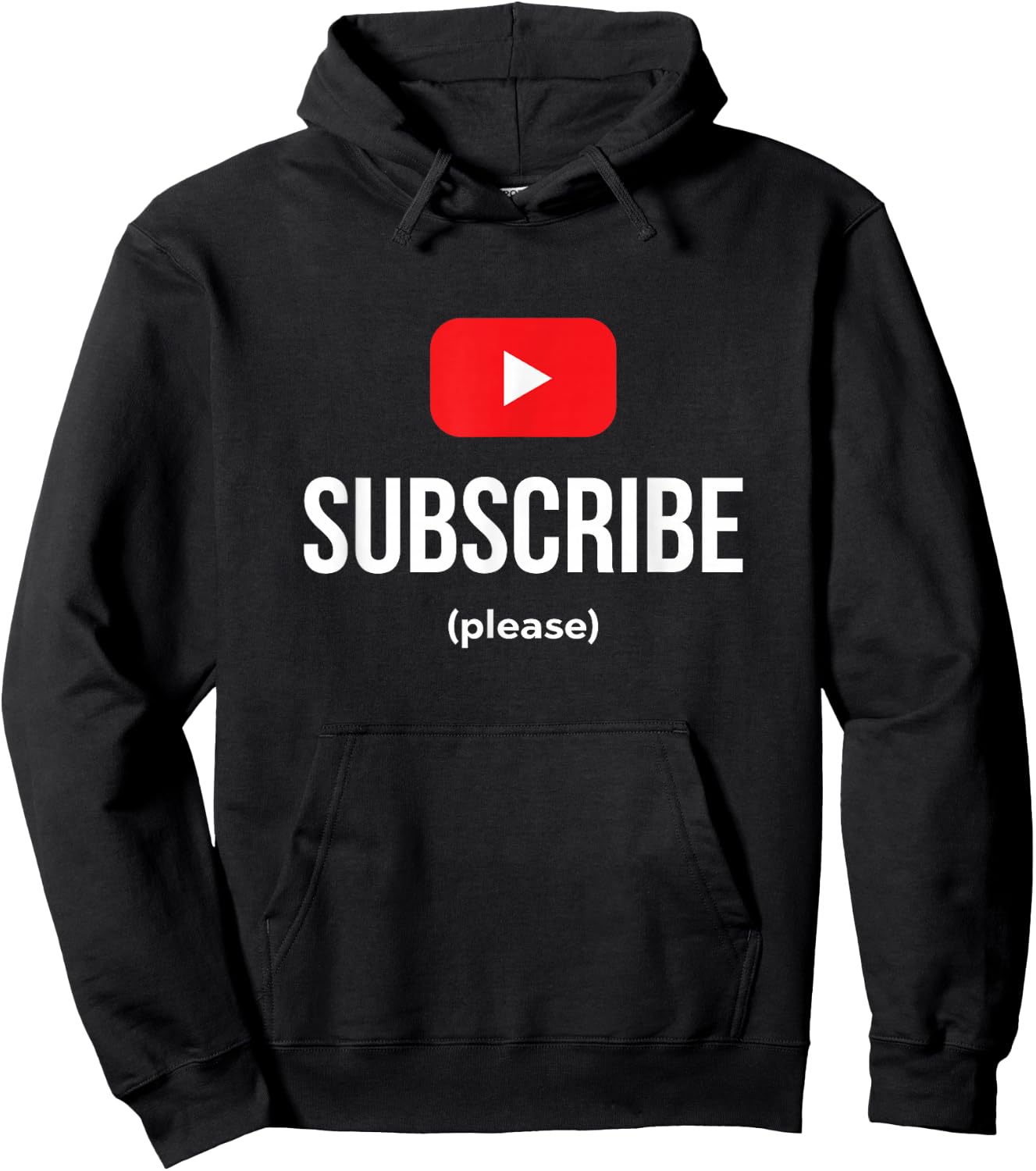 Subscribe Play Button Vlogger Hoodie - Hoodie | Black