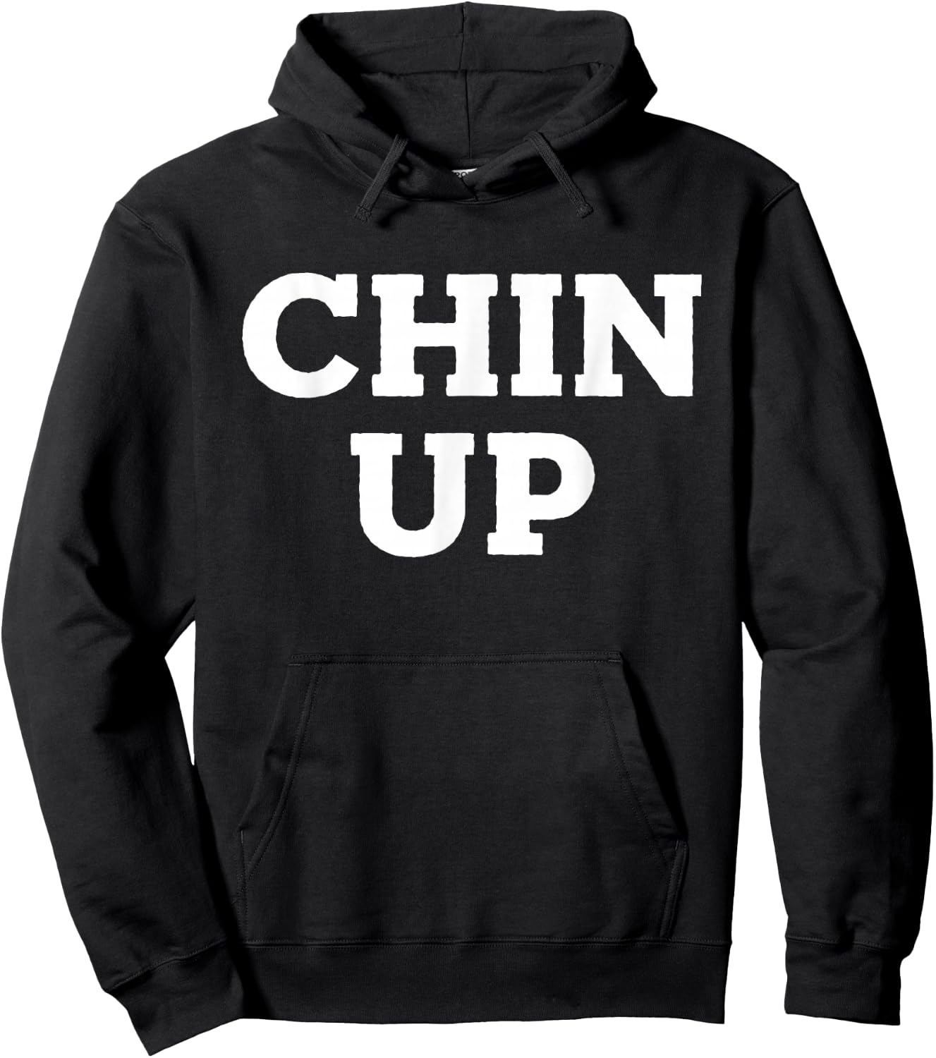 Chin Up Hoodie - Hoodie | Black