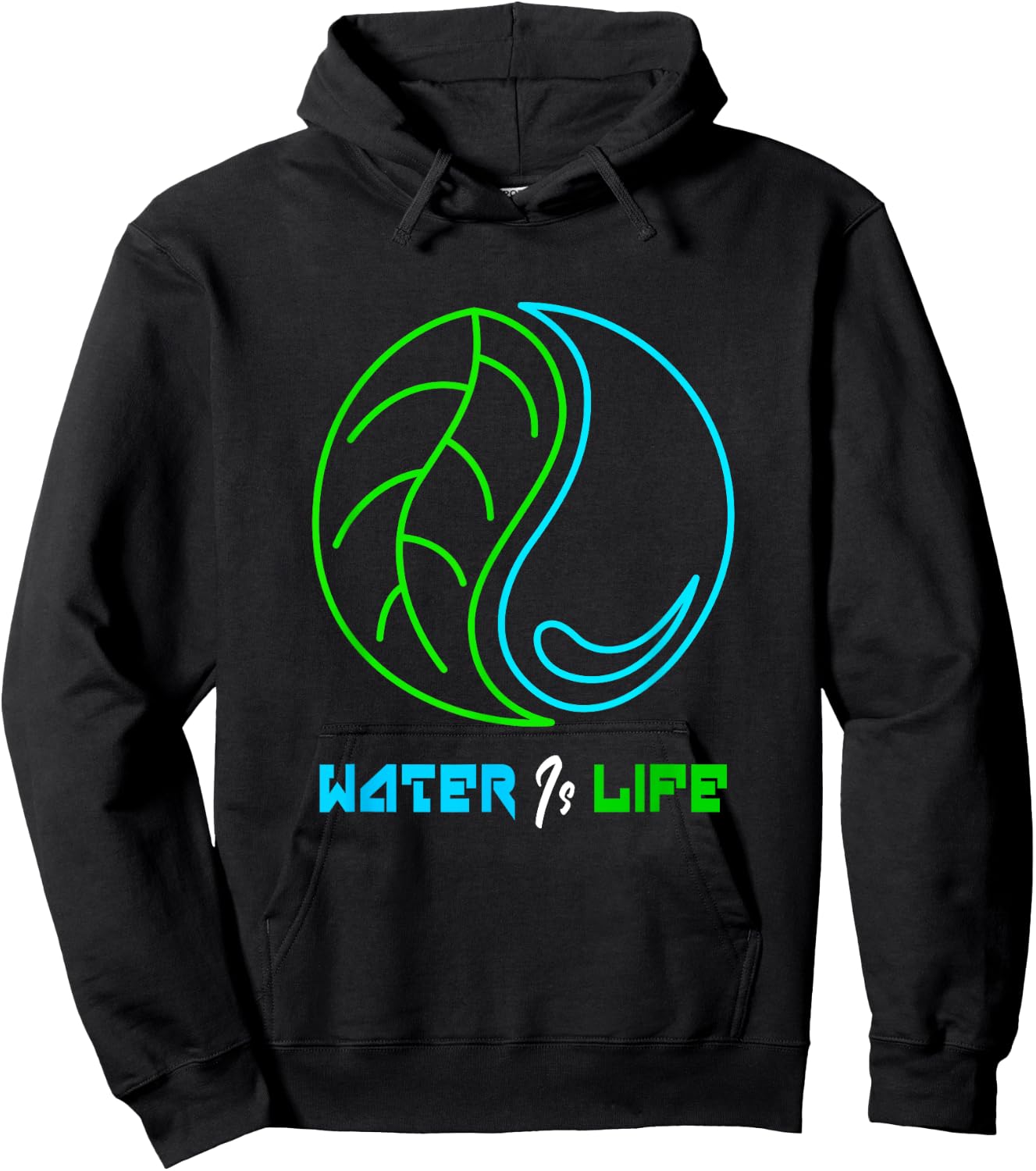 Water is Life, World Water Day 2021 Hoodie - Hoodie | Black