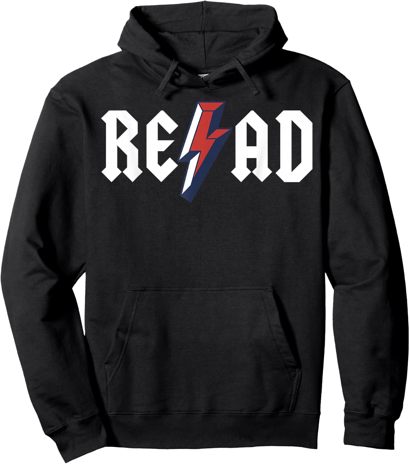 Read Rock N Roll Reading Rock Star Funny Books Lover Gift Hoodie - Hoodie | Black
