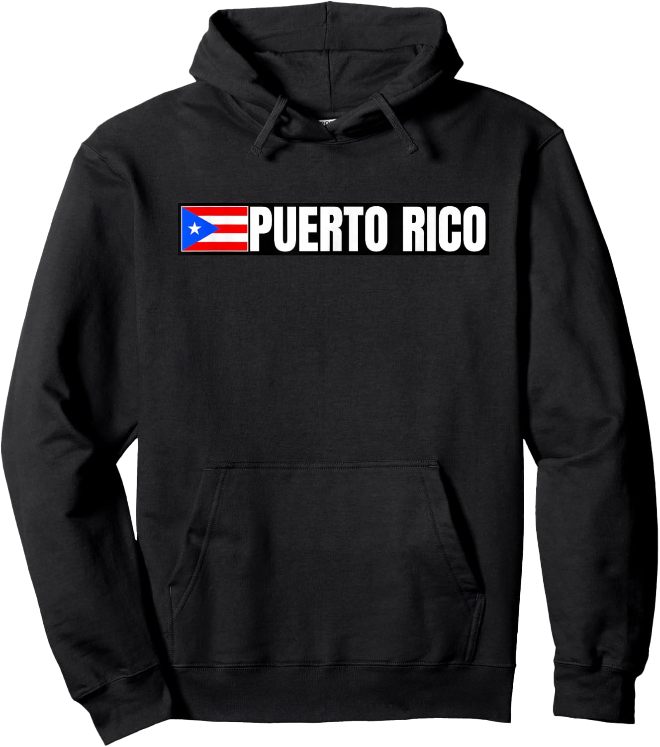 Puerto Rico Flag Hoodie - Hoodie | Black