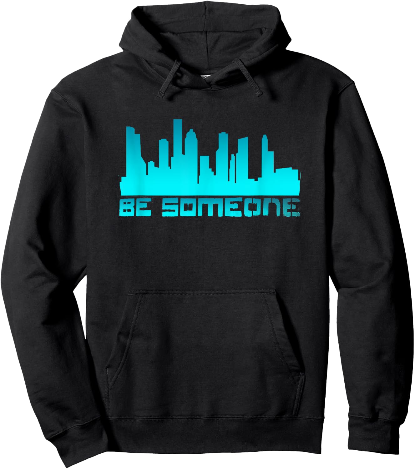 Houston Be someone Bridge Houston Skyline H-Town Be Someone Hoodie - Hoodie | Black