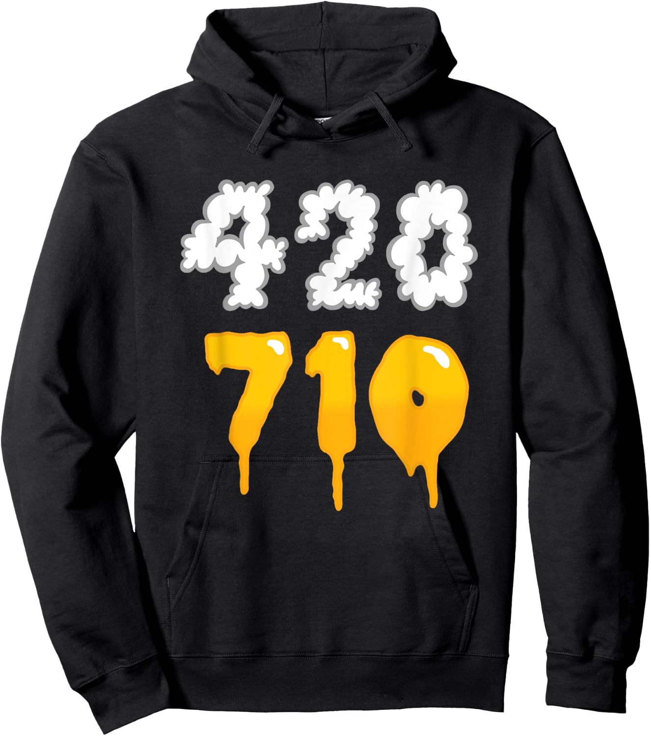420 710 Weed Oil Dabs Funny Weed Hoodie - Hoodie | Black