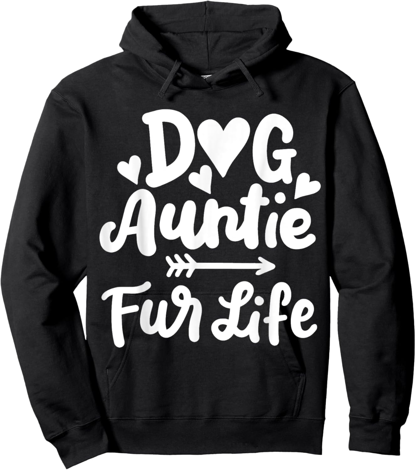 Dog Aunt Dog Auntie Hoodie - Hoodie | Black