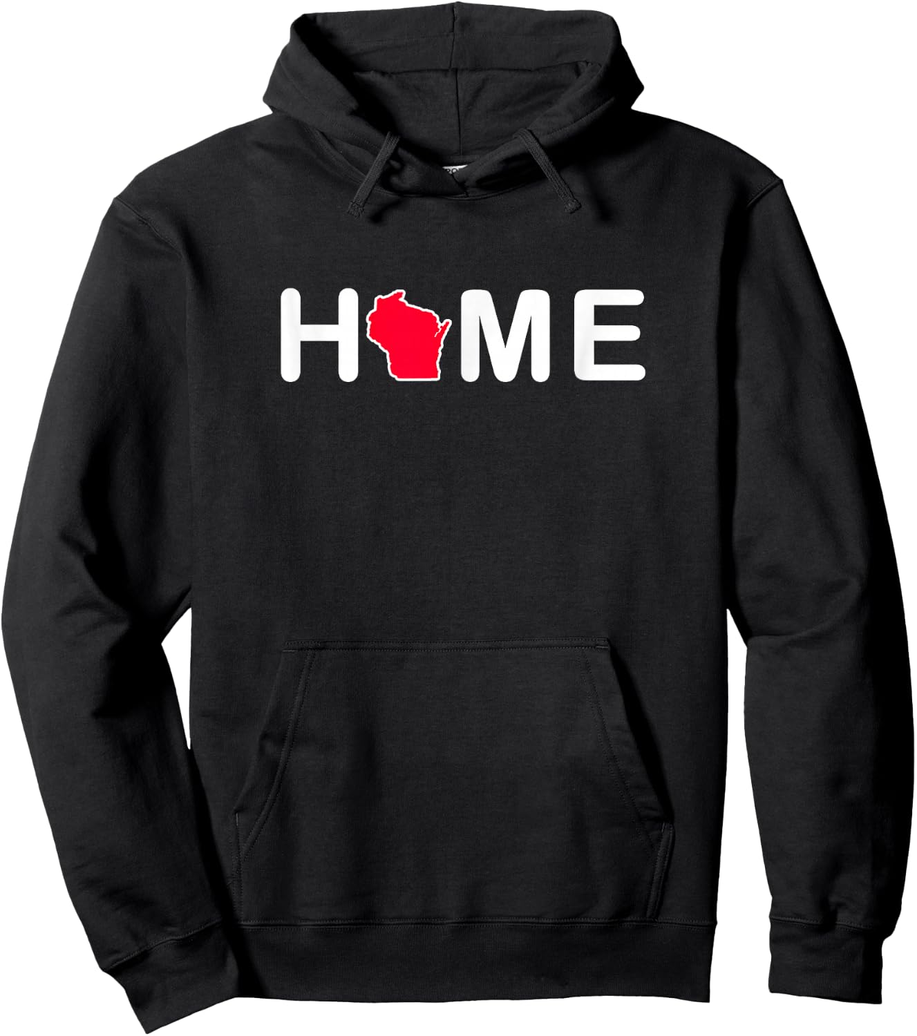 WISCONSIN - Home State - Classic Hoodie - Hoodie | Black
