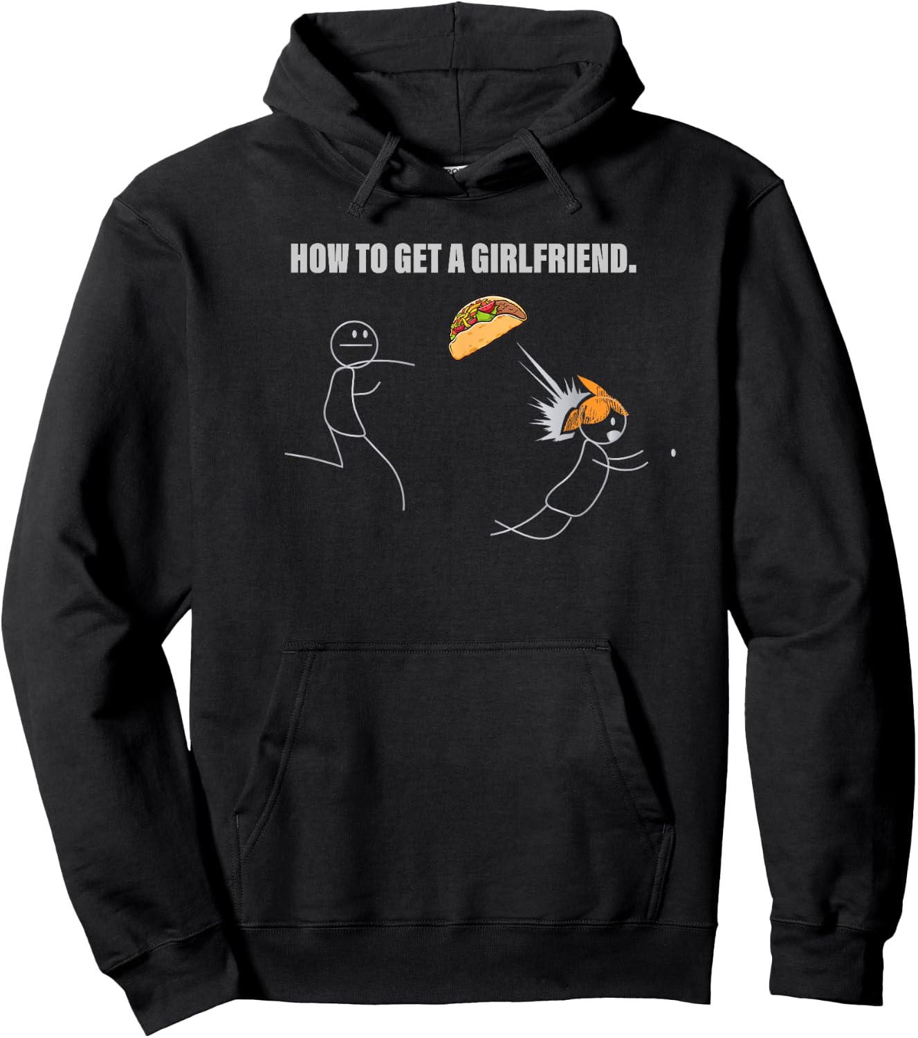 Fun How To Get A Friend With Tacos Hoodie - Hoodie | Black