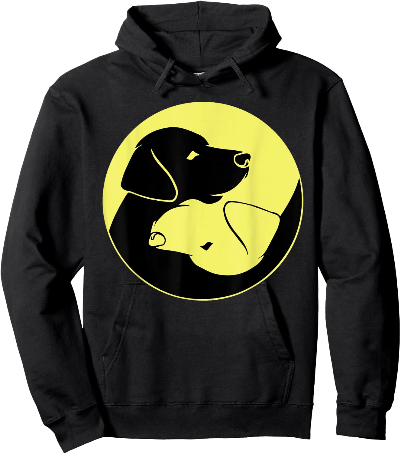 Funny Labrador Gift Women Cool Yellow And Black Lab Hoodie - Hoodie | Black