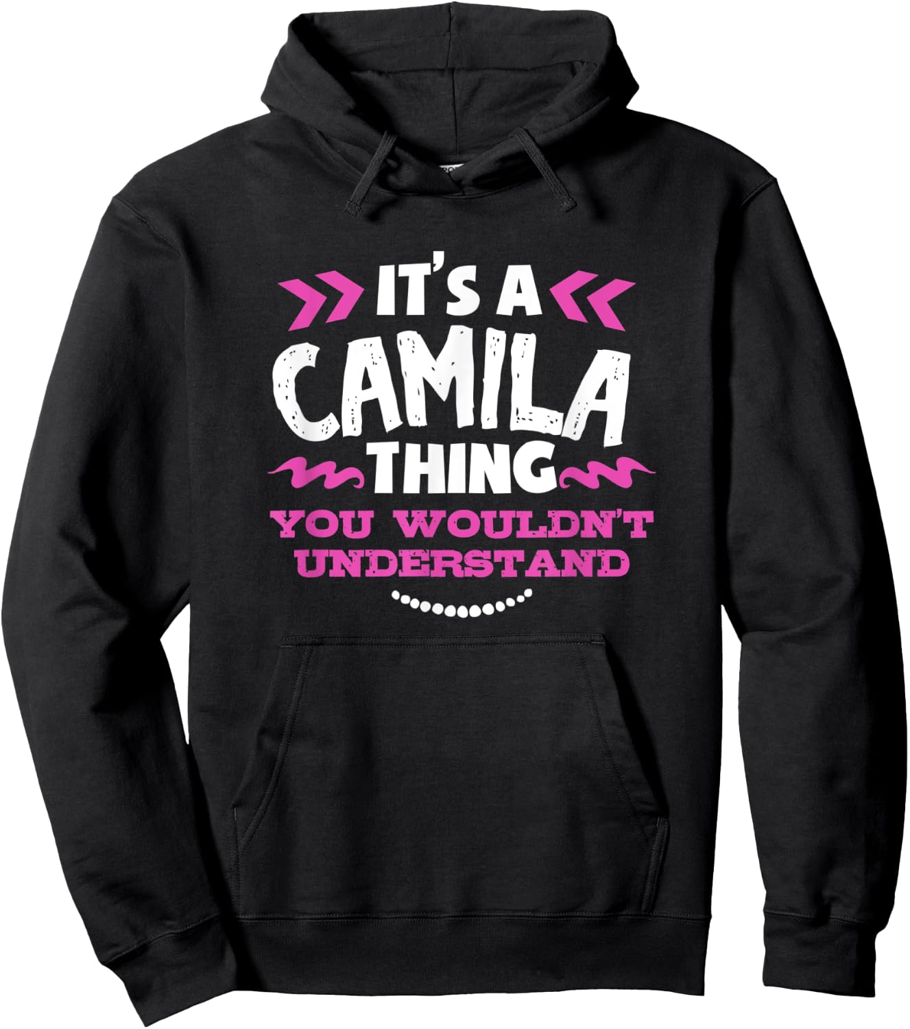 Camila Personalized Gift It's A Camila Thing Custom Hoodie - Hoodie | Black