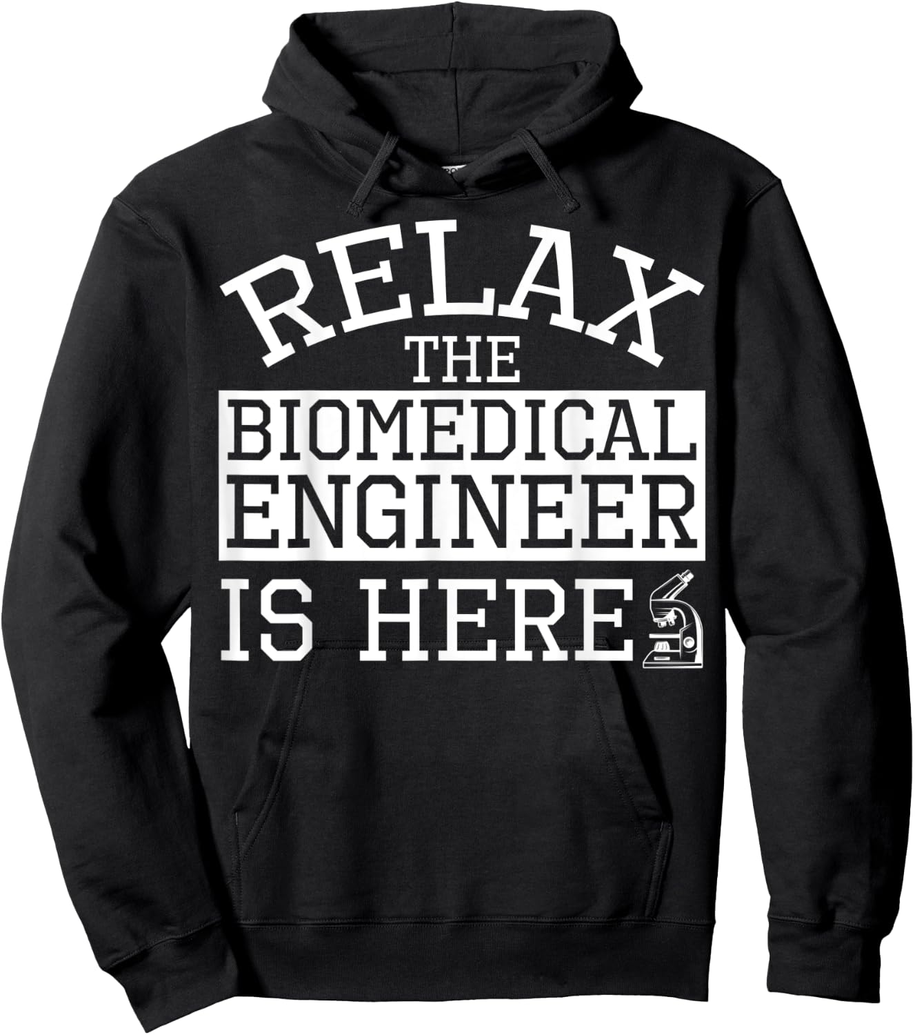 Biomedical Engineering Apparel - Best Funny Engineers Design Hoodie - Hoodie | Black