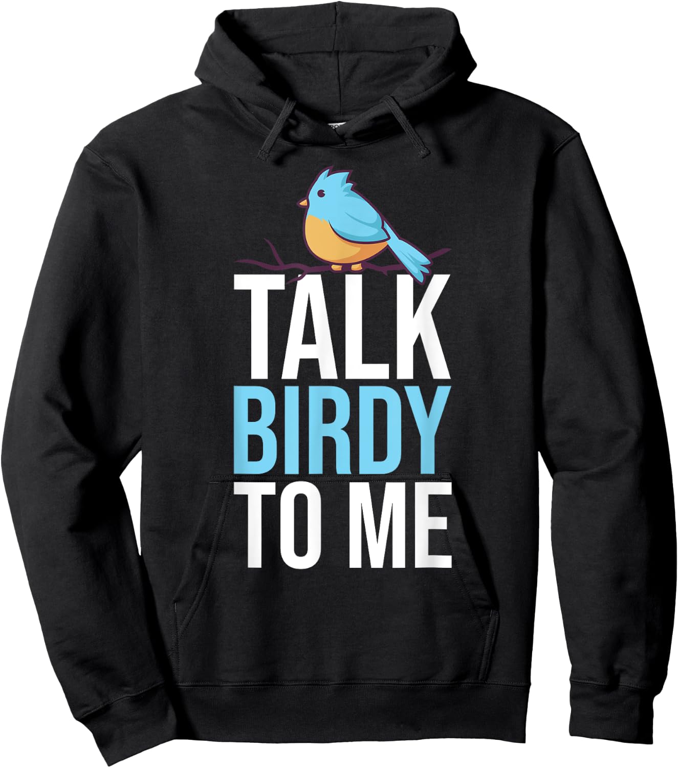 Talk Birdy To Me Birdwatching Birdwatcher Hoodie - Hoodie | Black