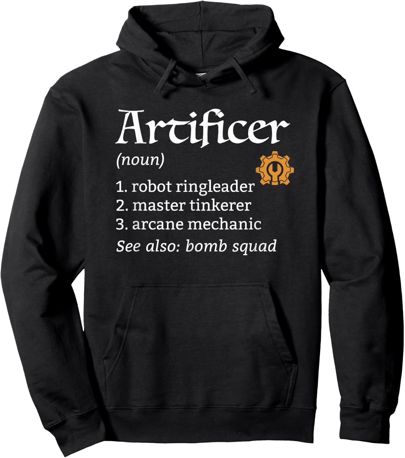 Artificer Definition Hoodie - Hoodie | Black
