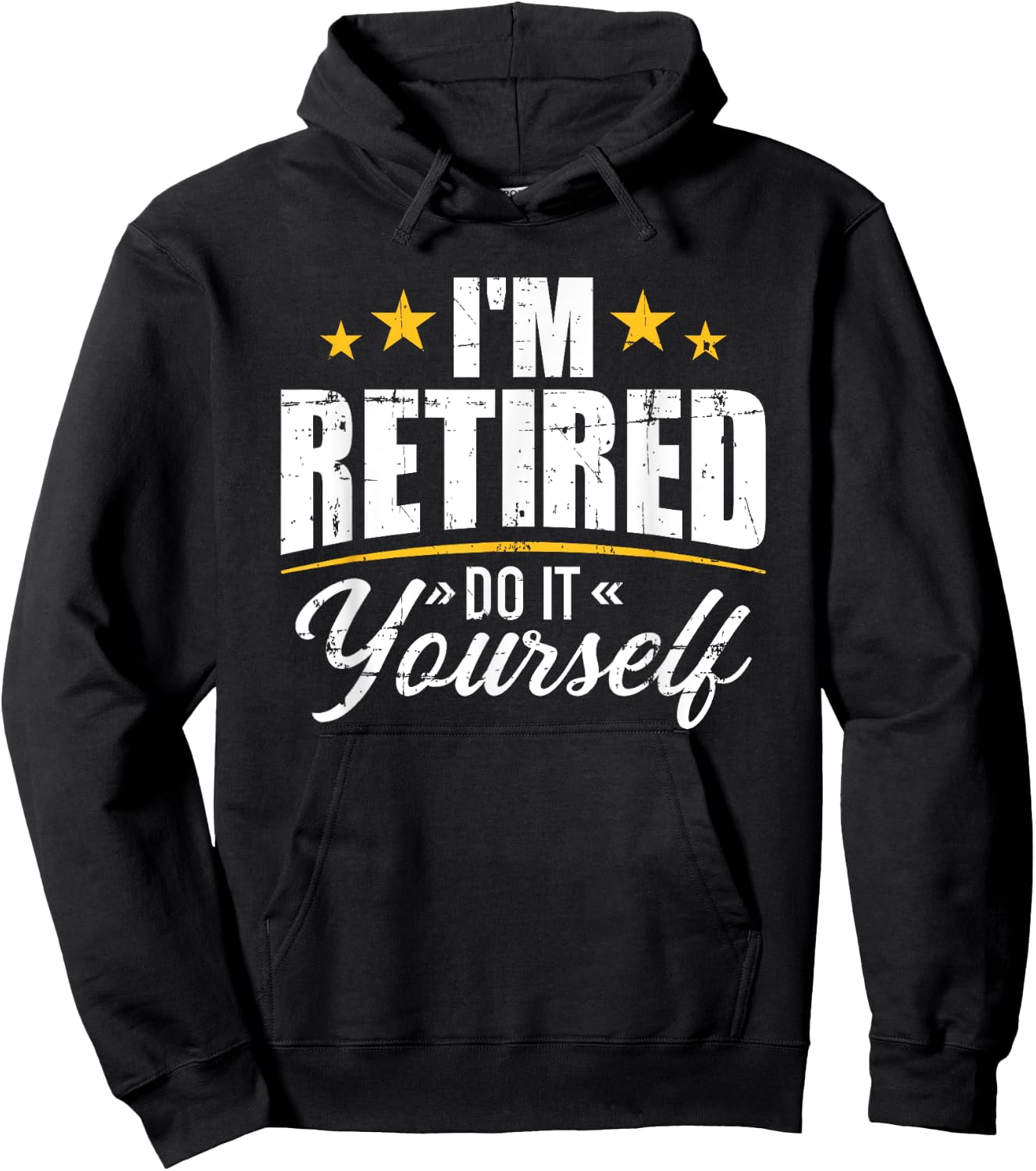 I'm retired do it yourself Hoodie - Hoodie | Black