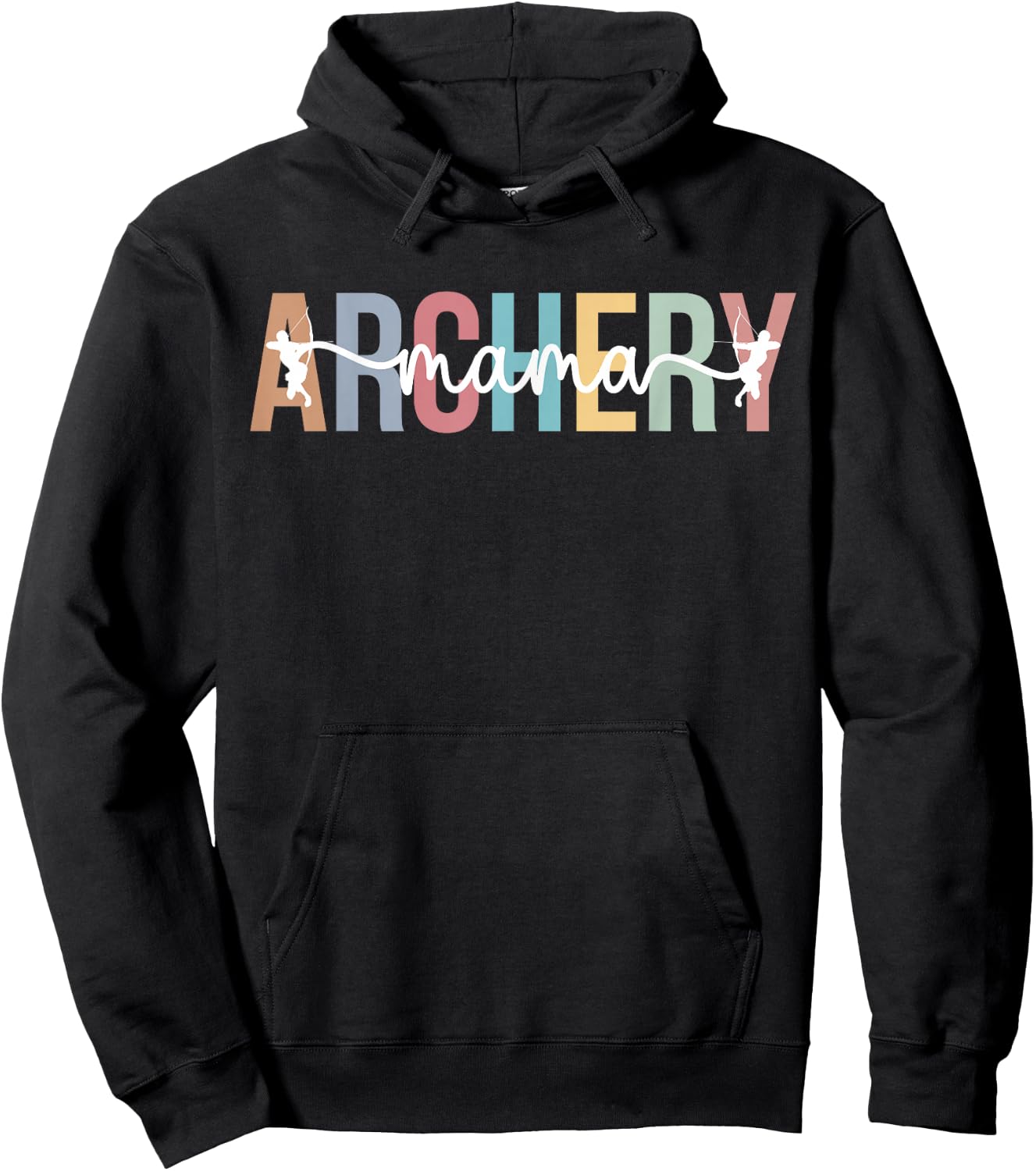 Archery Mama Proud Archery Mom Of An Archer Mother Hoodie - Hoodie | Black