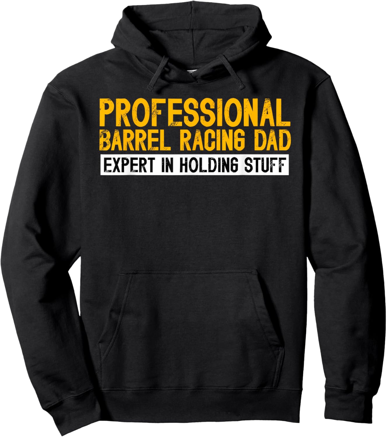 Professional Barrel Racing Dad Of A Barrel Racer Father Hoodie - Hoodie | Black