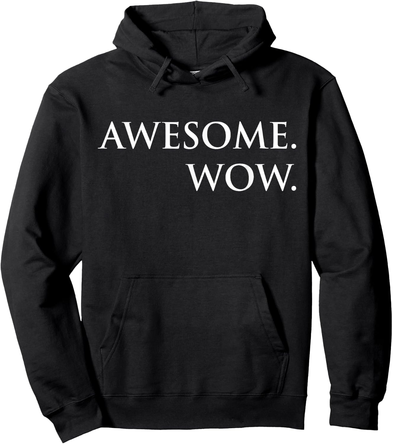 Awesome. Wow. Hoodie - Hoodie | Black