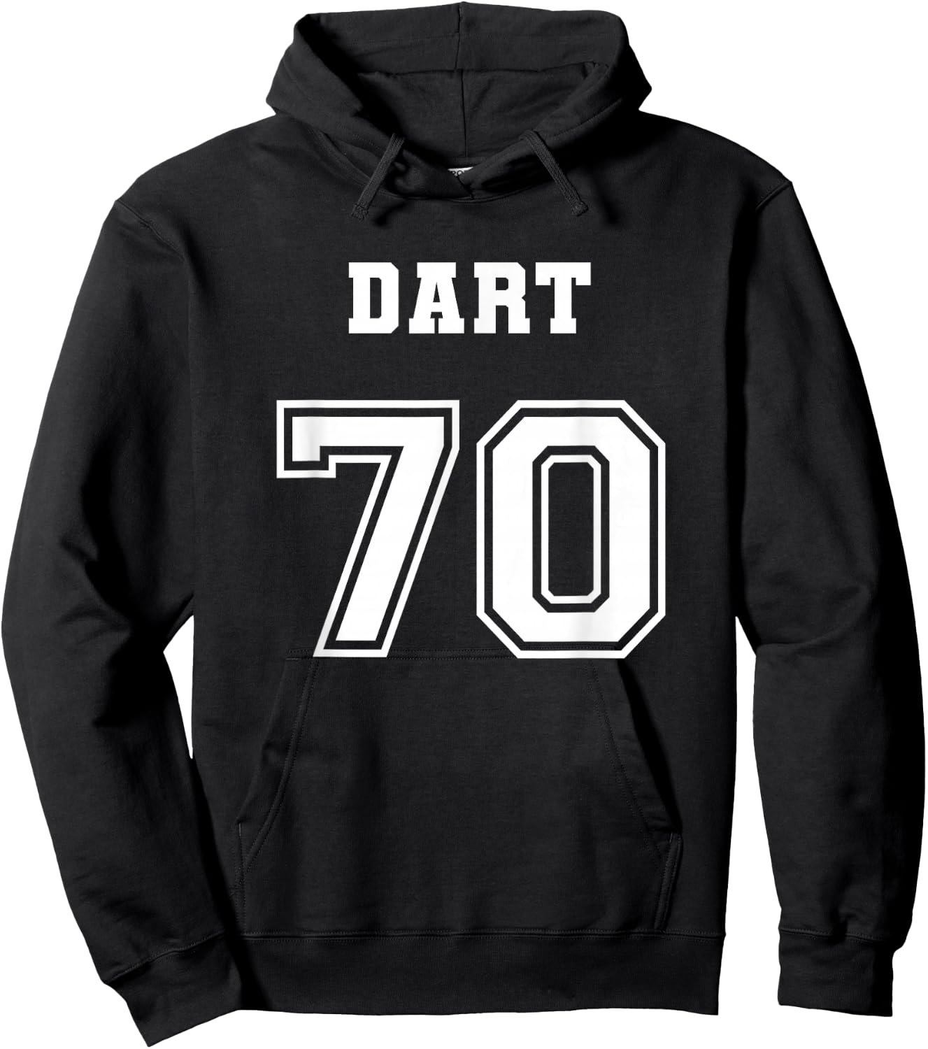 Jersey Style Dart 70 1970 Old School Muscle Classic Car Hoodie - Hoodie | Black