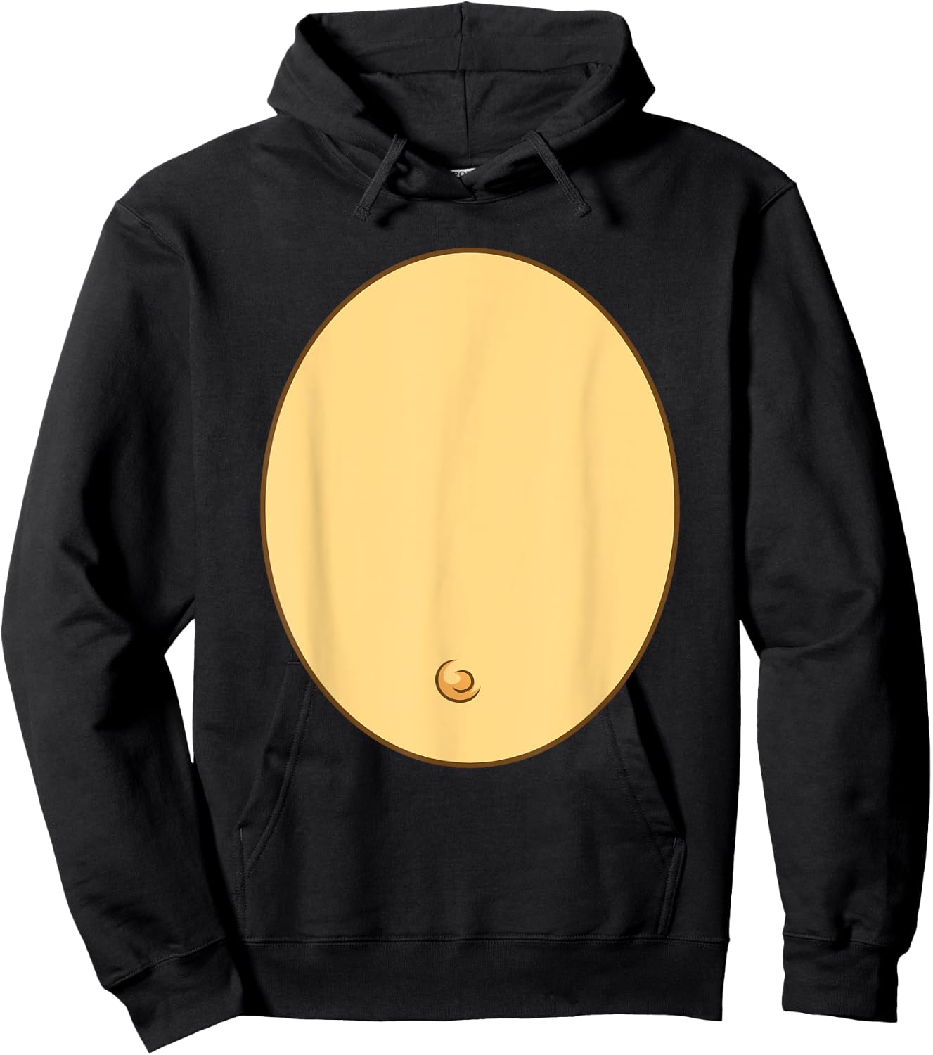 Funny Monkey Belly Costume Kids Adult Halloween Hoodie - Hoodie | Black