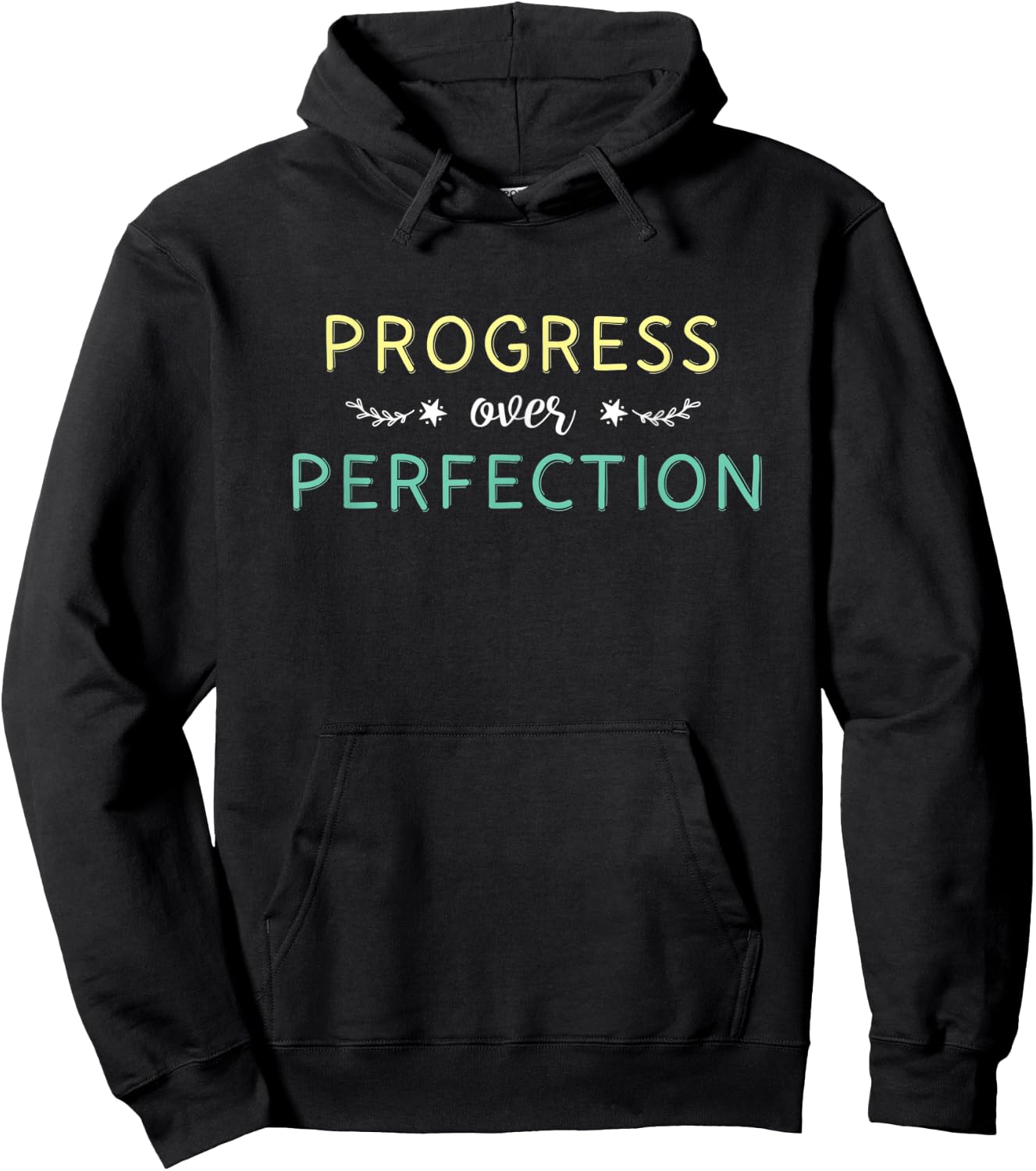 Speech Pathologist Progress Over Perfection Language Therapy Hoodie - Hoodie | Black